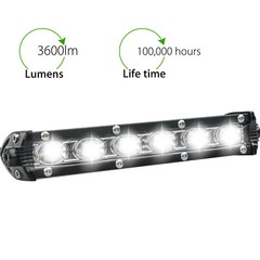 7″ inch LED Work Light Bar Spot Flood Pods Offroad Fog Driving Truck SUV ATV 4WD