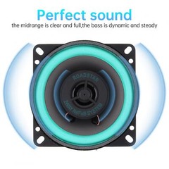 1pc 4 inch 12V Car Speaker Audio Player Ultra-thin Modified HiFi 100W