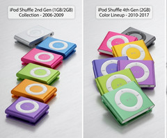 Apple iPod Shuffle 2nd 4th Generation 1GB 2GB – All Colors Available
