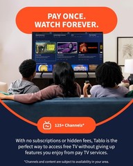 Tablo TV 4th Gen 2-Tuner Over-The-Air (OTA) DVR – Watch, Pause & Record White