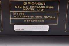 Pioneer C-21 Stereo Pre-Amplifier WK1005998 With Transformer Working In Stock