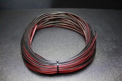 8 10 12 14 16 18 20 22 24 GAUGE RED BLACK SPEAKER ZIP WIRE CABLE POWER LOT