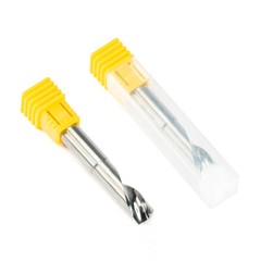 1pc one Flute Carbide Spiral End Mill Cutter Aluminum CNC Router Bits 5×17/22mm
