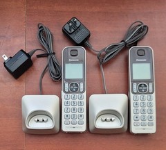 Panasonic KX-TGF352M Corded/Cordless 2 Handset Landline Telephone