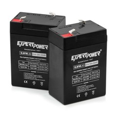 2 Pack – ExpertPower 6 Volt 6v 4.5ah Rechargeable Deer Game Feeder Batteries