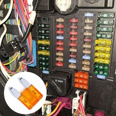 100 Pack Auto Fuses 5 AMP APM/ATM 32V Mini Blade Style Fuses 5A Short Circuit…