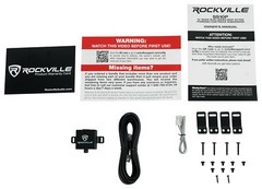 Rockville SS10P 10″ 800w Slim Under-Seat Active Powered Car/Truck Subwoofer Sub
