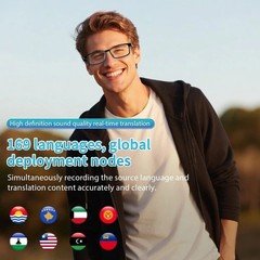 AI Smart Glasses, AI Translator Powered by Chatgpt with Real-Time Translation(16