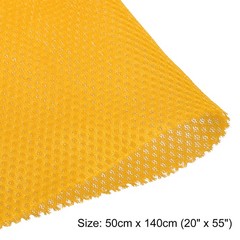 Golden Speaker Mesh Grill Stereo Fabric Dustproof 50cm x 140cm 20″ x 55″