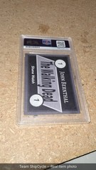 DEFECTIVE Jon Bernthal Signed The Walking Dead Shane Custom Card PSADNA G3D