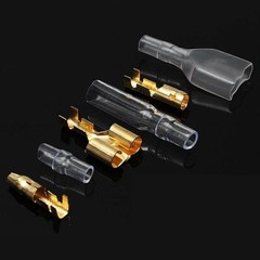 140/700X Motorcycle Brass Bullet Terminal Male&Female Electrical Wire Connectors