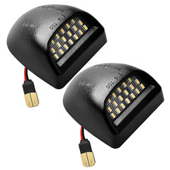 2* Rear License Plate Light Lens LED Bulb for Chevy Silverado Avalanche Escalade
