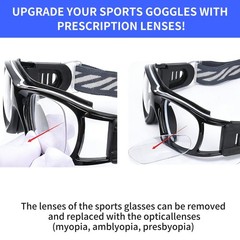 “N/A” Sports Goggles Glasses Men Racquetball Basketball Football Eyewear Prot…