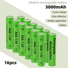 Rechargeable Battery 3000mAh 1.5V AA AAA Alkaline Batteries 1000 Cycle for Light