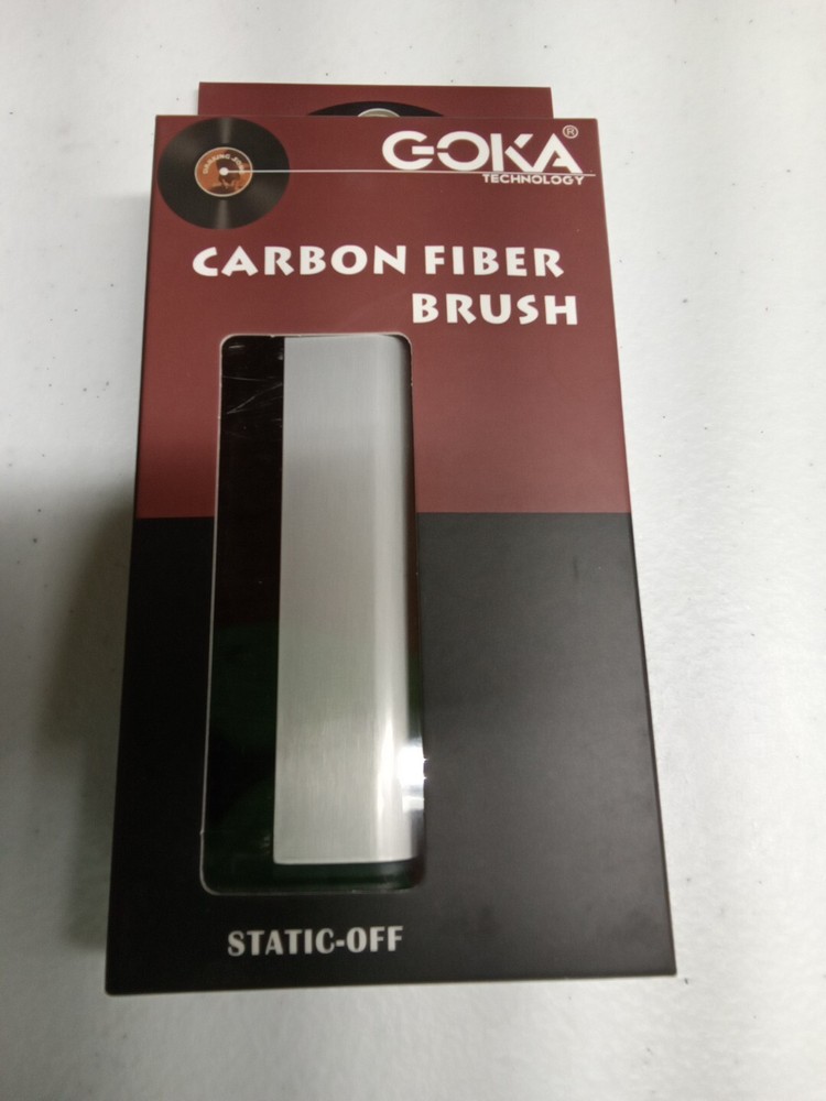 CARBON FIBER ANTI STATIC BRUSH FOR VINYL RECORD CLEANING.