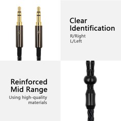 6N 3.5mm Audio Cable For JVC HA-SW01 HA-SW02 headphones