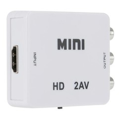 HDMI to RCA AV CVBS Video Converter Adapter 1080P NTSC PAL for TV DVD VCR PC
