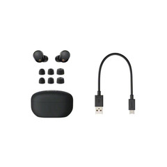 Sony WF-1000XM5/B The Best Truly Wireless Bluetooth Earbuds – Black