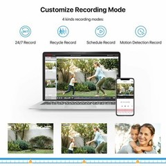 ZOSI 8CH H.265+ 5MP Lite DVR 1080P Outdoor CCTV Home Security Camera System Kit