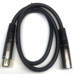 Monoprice 3 Feet XLR Male to XLR Female Cable Gold Plated 16AWG Premier Series