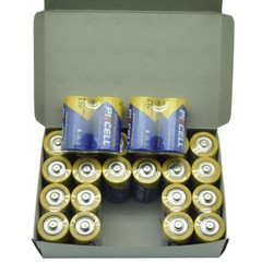 50PC “C” Size “C” Battery Batteries Super Heavy Duty Power Zinc Carbon R14P 1.5V