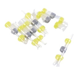 250pcs Waterproof Solder Seal Sleeve Heat Shrink Butt Wire Connectors Terminals