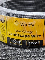 Wirefy LW-122-100 100 Feet 12/2 Landscape Wire 12-Gauge 2-Conductor