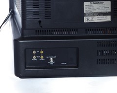 Goldstar GCV 1324M 13 CRT TV VCR Combo Retro Gaming VHS Player Tested Works Rare