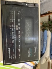 Vintage Panasonic RC-6310 Digital FM/AM Dual Wake Up Alarm Clock Radio Works
