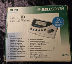 1996 BellSouth Caller ID CI-79 Call Waiting 75 Caller ID Memory Original Box