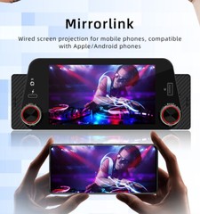 Single Din Car Stereo Radio Bluetooth Head Unit For Apple CarPlay Android Auto