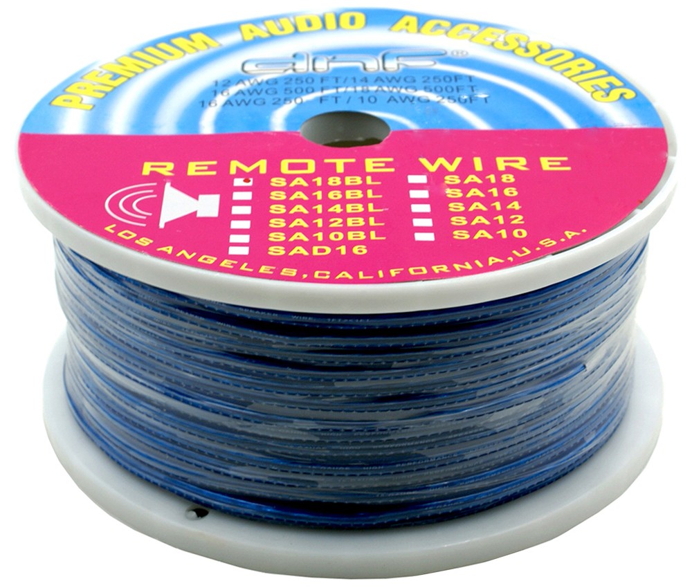 DNF 18 Gauge Blue Speaker Wire 500 Feet – FREE SAME DAY PRIORITY SHIPPING!