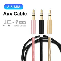 3.5mm Aux Cable Male to Male For PC Mobile Phone ipod Car Head unit Audio wire