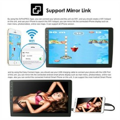 10 Inch 2 Din Car Stereo Radio Android GPS Wifi Touch Screen MP5 Player 2+32GB