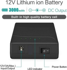 TalentCell Rechargeable 12V DC Output Lithium Ion Battery Pack For LED And CCTV