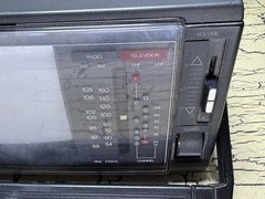 VTG Emerson 5.5” Mini Television FM AM Radio AC/DC 1989 Portable PC6 Rare Prop