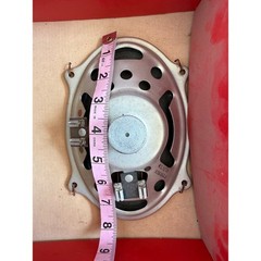 Unbranded 4×6 Oval Speaker Vintage Replacement Part Silver Magnetic Circuit