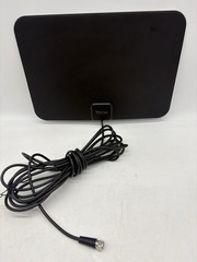 ANTAN Indoor Window HDTV Antenna 35 45 Miles Range Support +coaxial cable Black