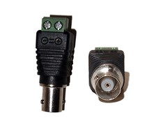 10 Pcs. Cat5 Cat6 to BNC Security Camera Coaxial Connector Female Screw Terminal