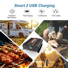 3500 watt power inverter for truck RV vehicle 12v to 110v car power inverter