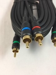 NEW 6Ft BPI Gold Component Audio Video Stereo RCA Cable 2M 3 Connector HQ 6 Ft