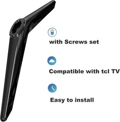 Quick Install TCL TV Base Stand – Supports 28″ to 65″ TVs, Durable ABS