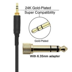 3-Pin XLR F to 3.5mm/6.5mm Earphone Cable For AKG K141 K171 K175 K181 K240 Q701
