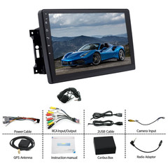 64GB For Jeep Wrangler 2007-2017 Car Stereo Apple CarPlay Android 15 Radio GPS
