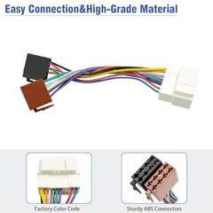 20Pin Aftermarket Radio Wiring Harness 8+8Px20P Connector for Honda 99-06