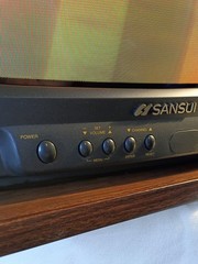 🔥Sansui 19in CRT TV Retro Gaming Tv Fully Tested W/Remote CLEAN Tv 2001 RCAs