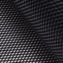 Universal Car Grill Mesh 40″ x 13″, Black-Painted 3 x 6mm Rhombic Hole black