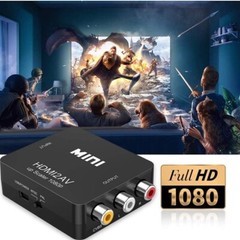 HDMI To RCA AV Converter Adapter 1080P CVBs 3RCA For Video Audio Xbox TV PC DVD