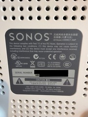 Sonos Connect:Amp *GEN 1* Digital Music Streamer – S1 Compatible Only