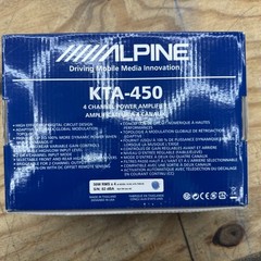 Alpine KTA-450 4-Channel 400W Amp Power Pack Class D Amplifier New Compact